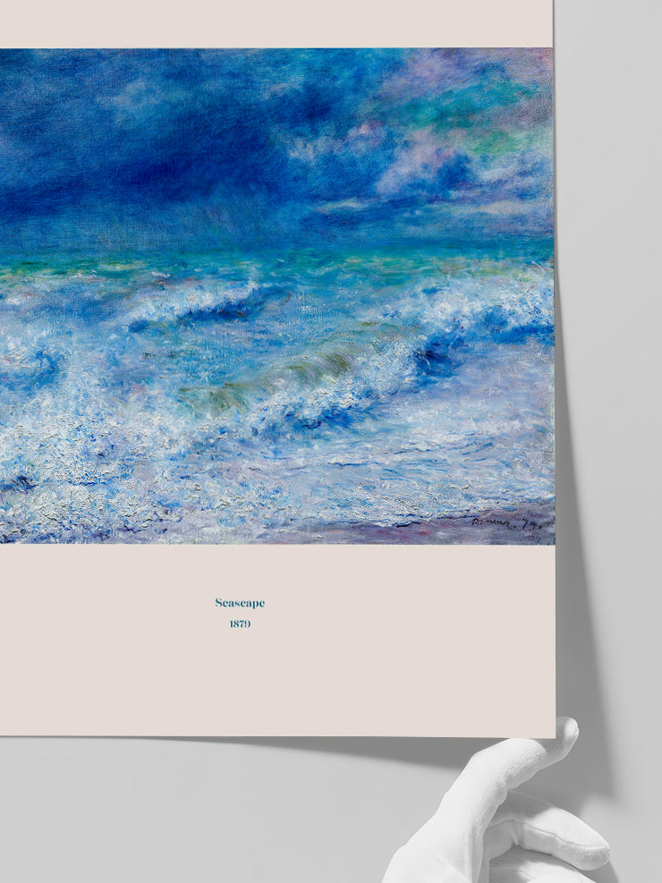 Renoir Seascape - Art Print Poster