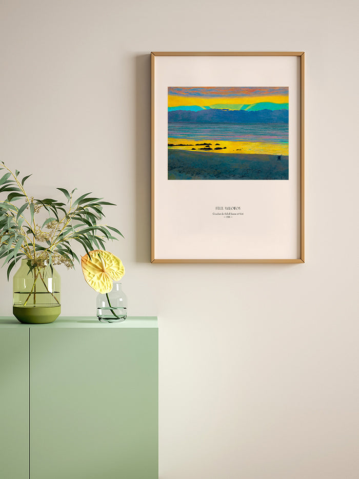 Félix Vallotton Yellow and Green Sunset - Art Print Poster