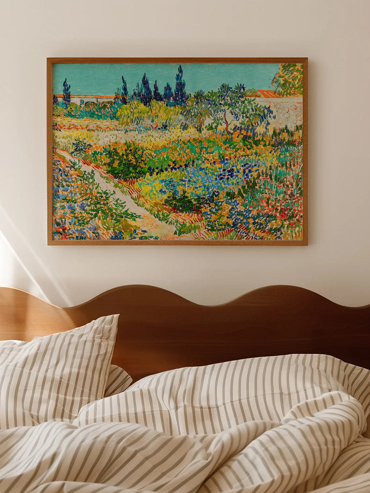 Van Gogh Arles’de Bahçe - Art Print Poster