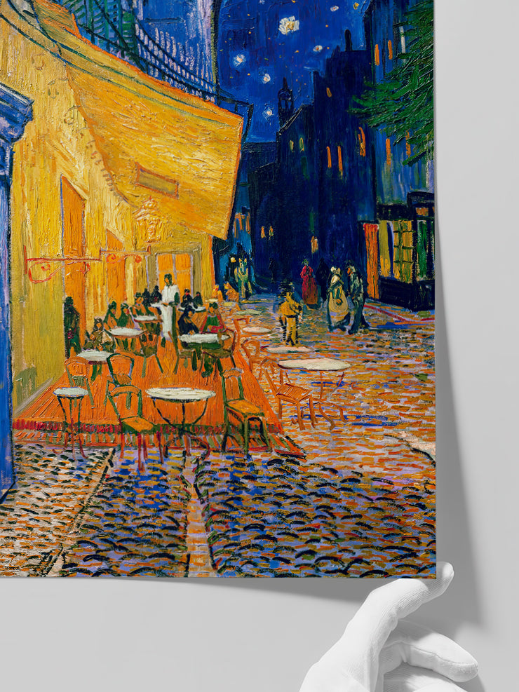 Van Gogh Café Terrace at Night - Art Print Poster