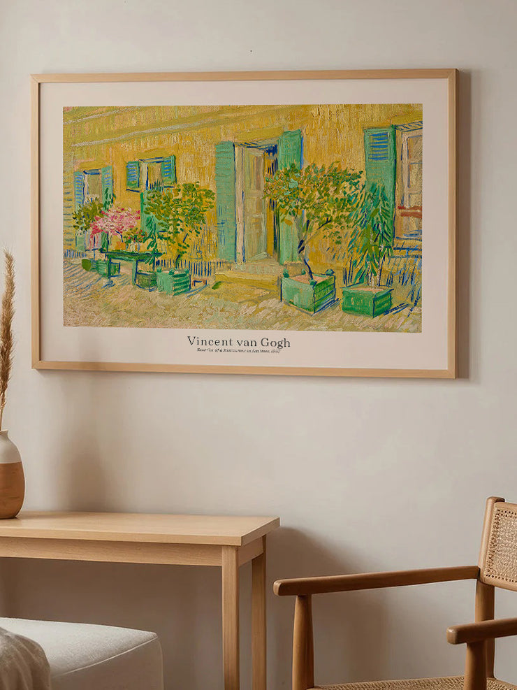 Van Gogh Asnières'teki bir Restoranın Dış Görünümü - Art Print Poster