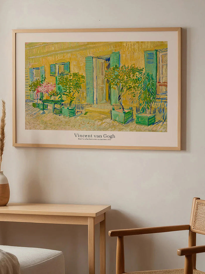 Van Gogh Asnières'teki bir Restoranın Dış Görünümü - Art Print Poster