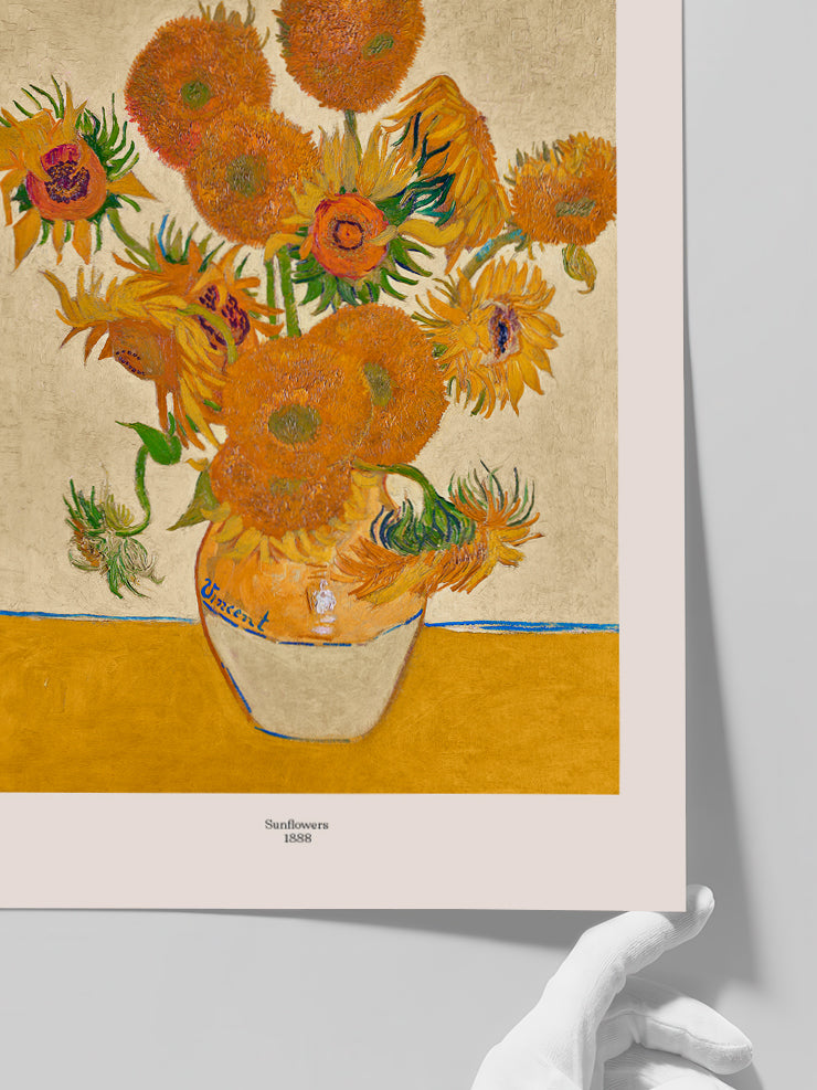 Van Gogh Ayçiçekleri - Art Print Poster