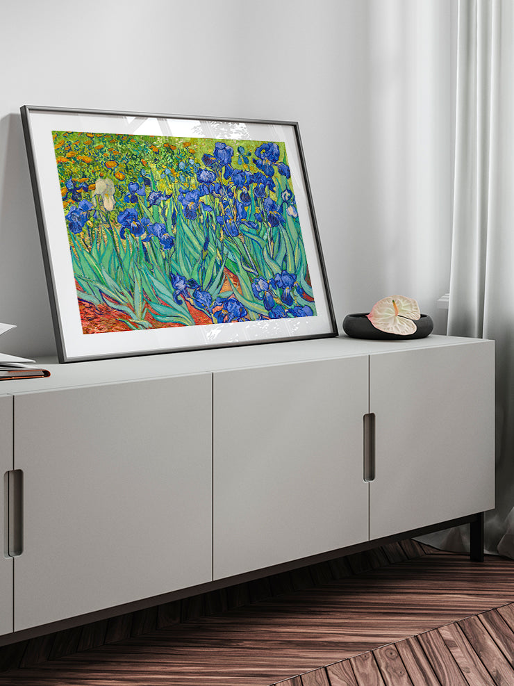 Van Gogh Irises - Art Print Poster