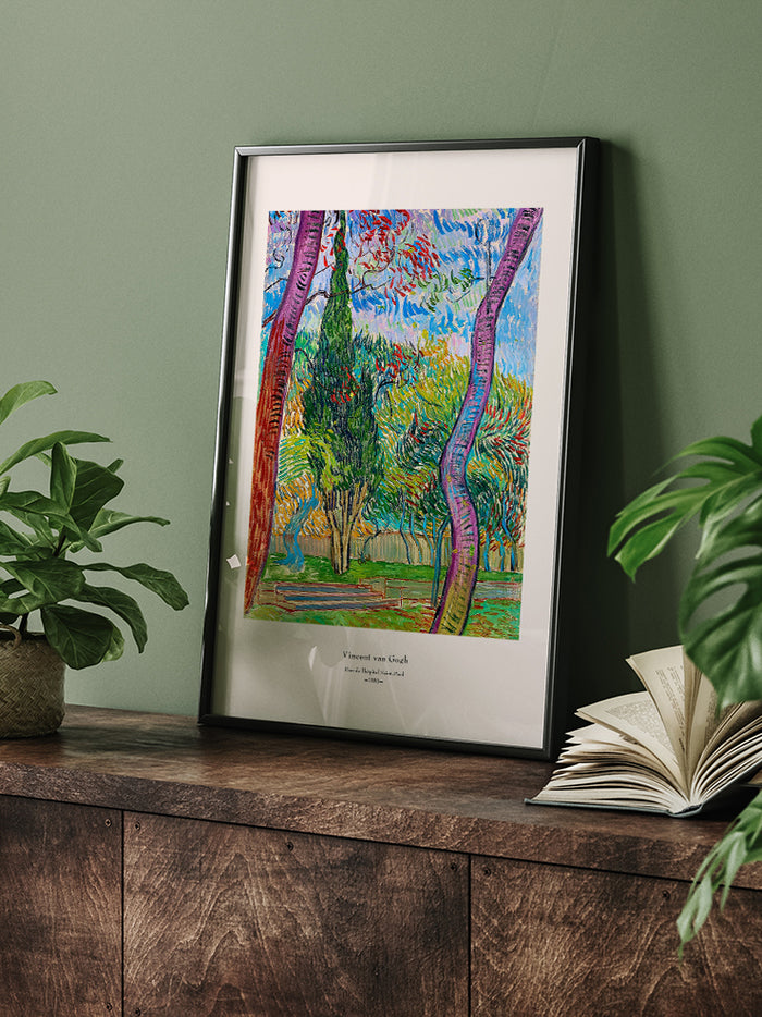 Van Gogh Parc de l'hôpital Saint-Paul - Art Print Poster