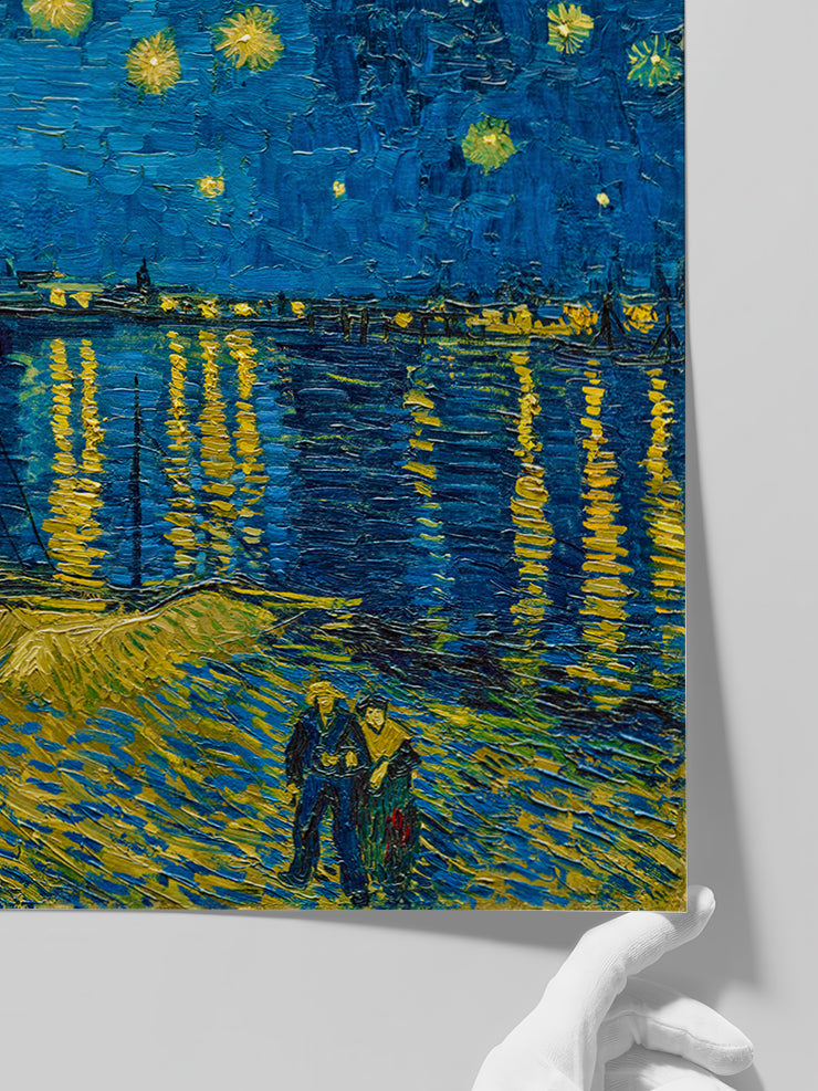 Van Gogh Starry Night Over the Rhone - Art Print Poster