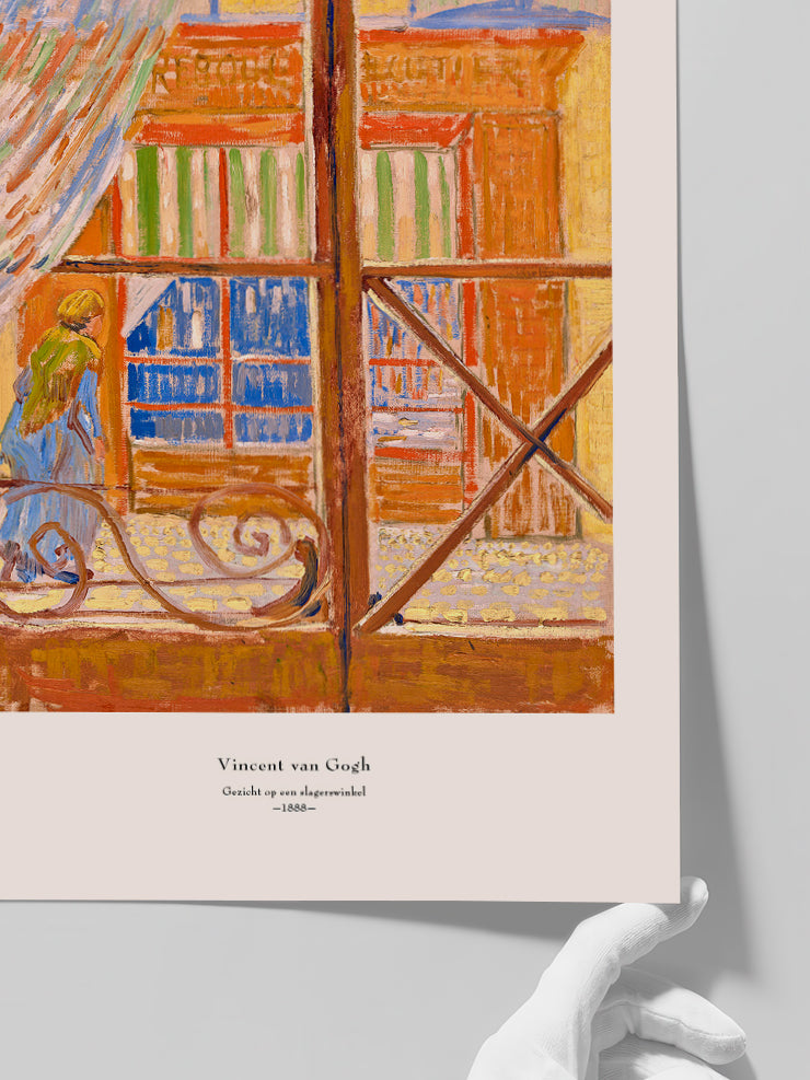 Van Gogh View of a Butcher's Shop - Art Print Poster
