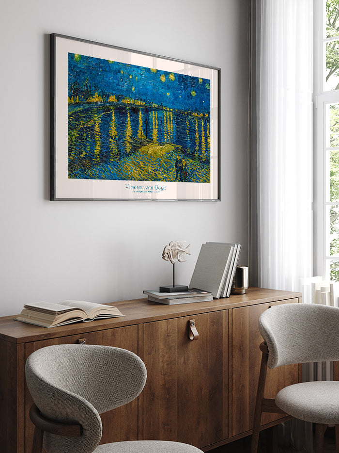 Van Gogh Starry Night Over The Rhone - Art Print Poster