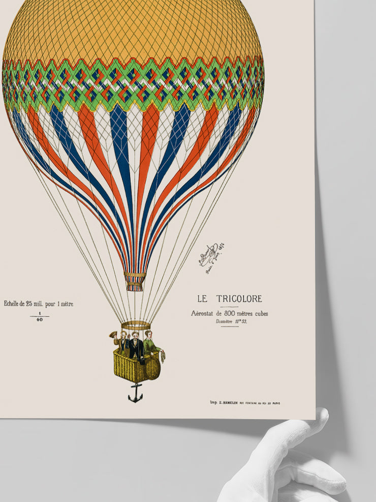 Le Tricolore - Art Print Poster