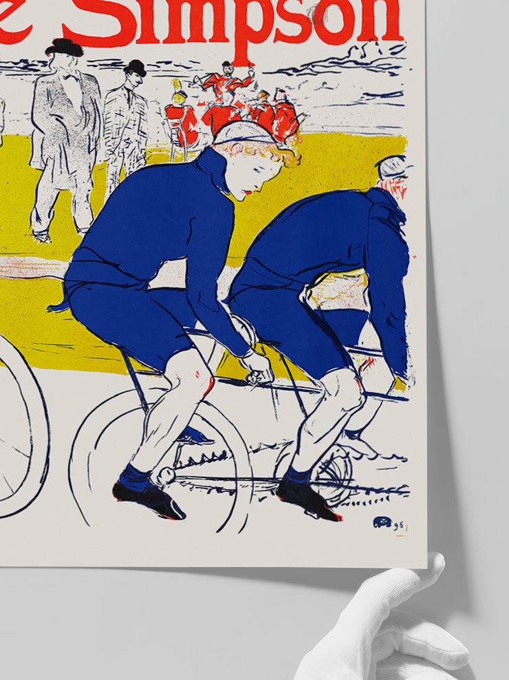 Vintage La Chaine Simpson - Art Print Poster