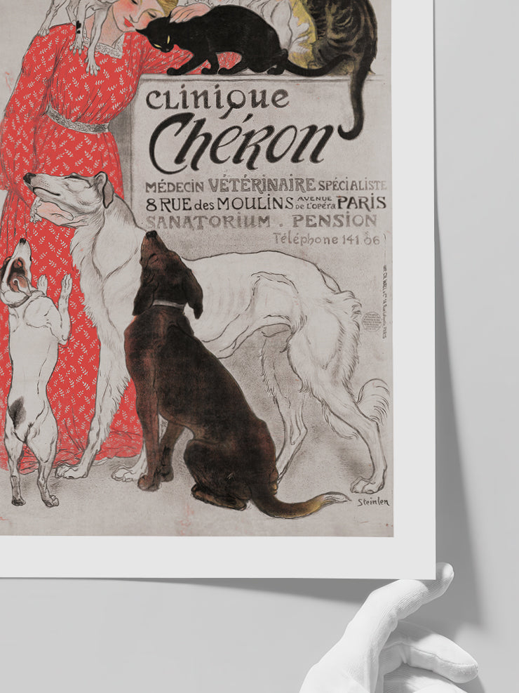 Vintage Clinique Chéron - Art Print Poster
