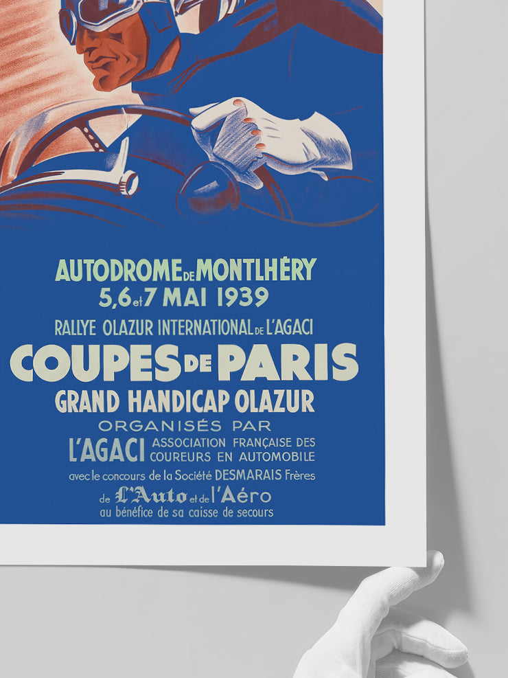 Vintage Rally International - Art Print Poster