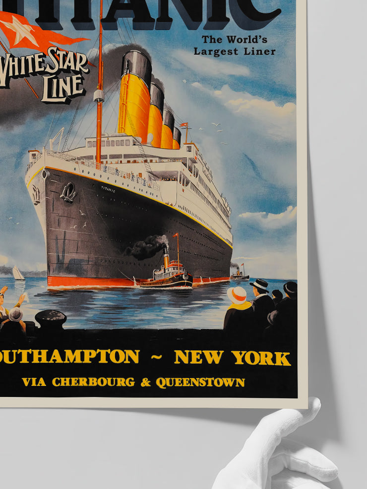 Vintage Titanic - Art Print Poster
