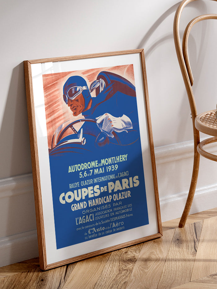 Vintage Rally International - Art Print Poster