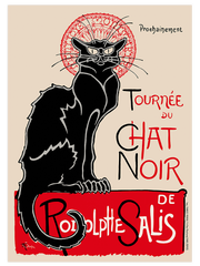 Vintage Le Chat Noir Poster - Giclée Baskı