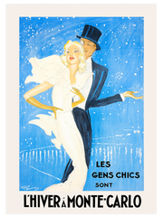 Vintage Les Gens Chics Poster - Giclée Baskı