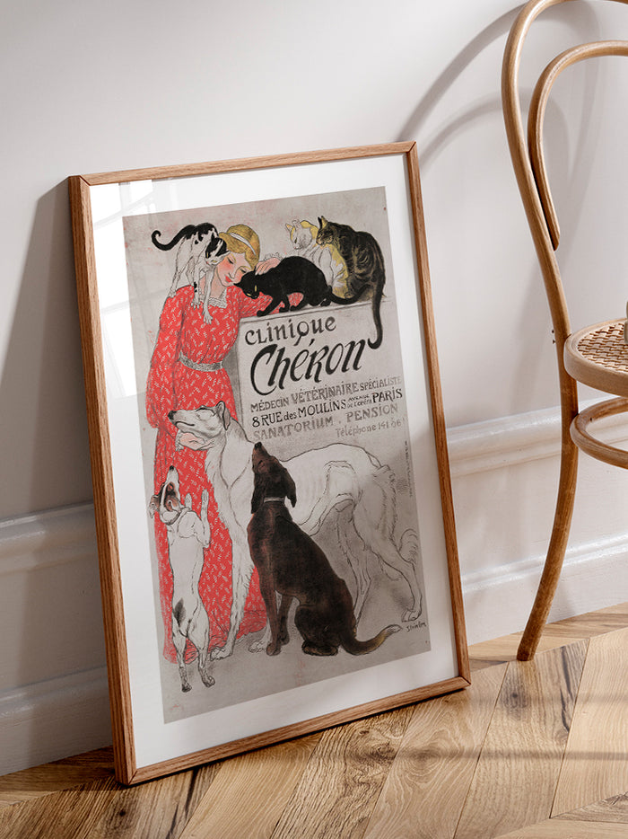 Vintage Clinique Chéron - Art Print Poster