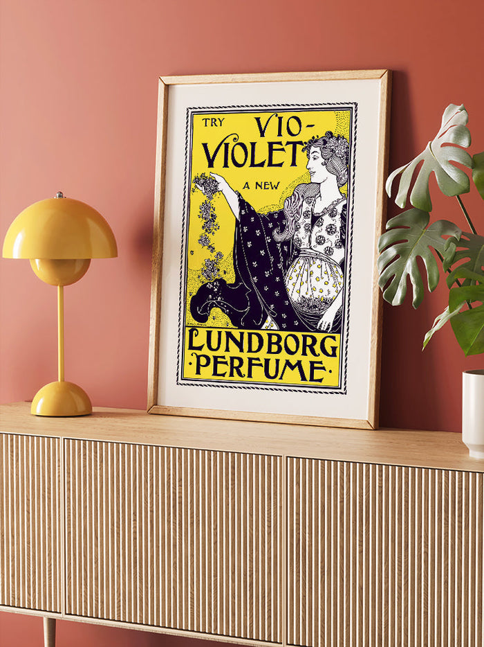 Vintage Vio Violet - Art Print Poster