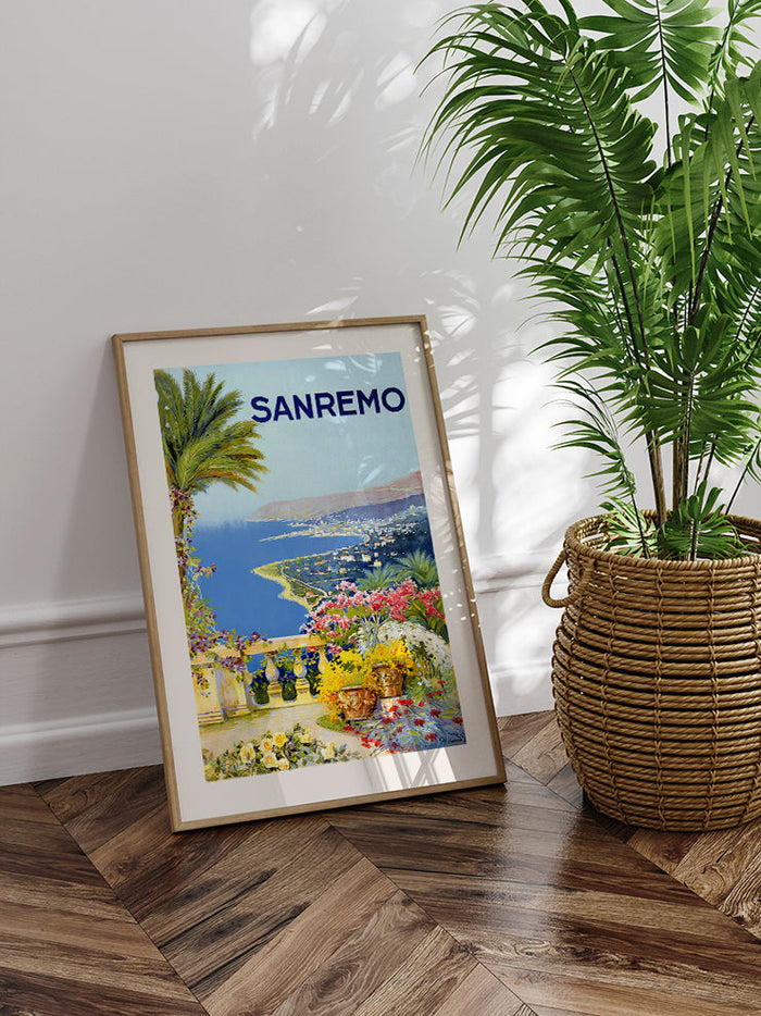 Vintage Sanremo - Art Print Poster