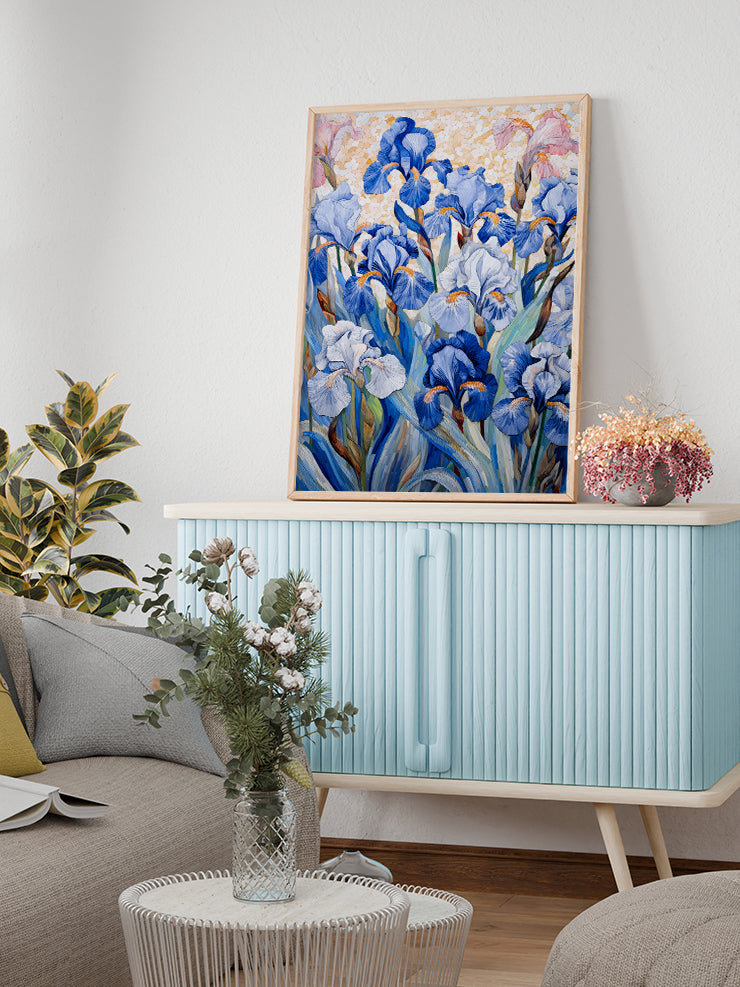 Wild Blue - Art Print Poster