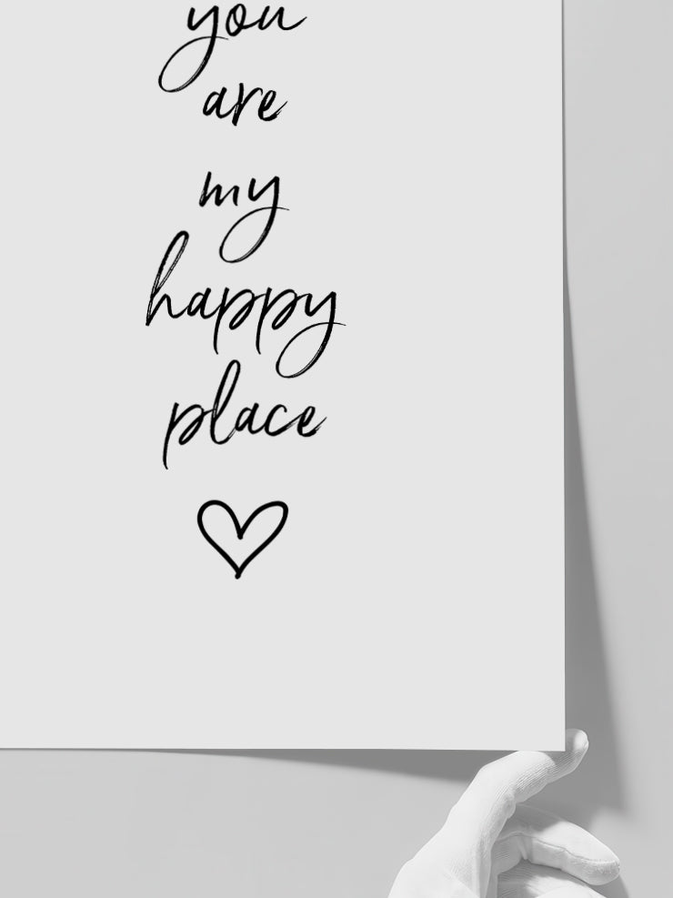 My Happy Place - Art Print Poster