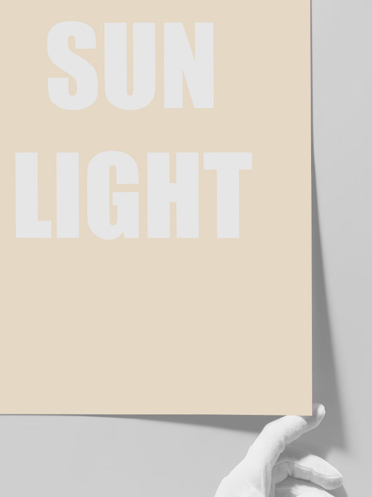 Sun Light - Art Print Poster