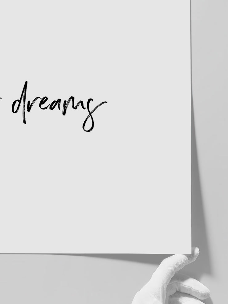 Live Your Dreams - Art Print Poster