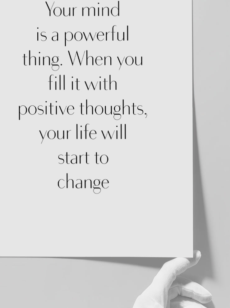 Powerful Mind - Art Print Poster