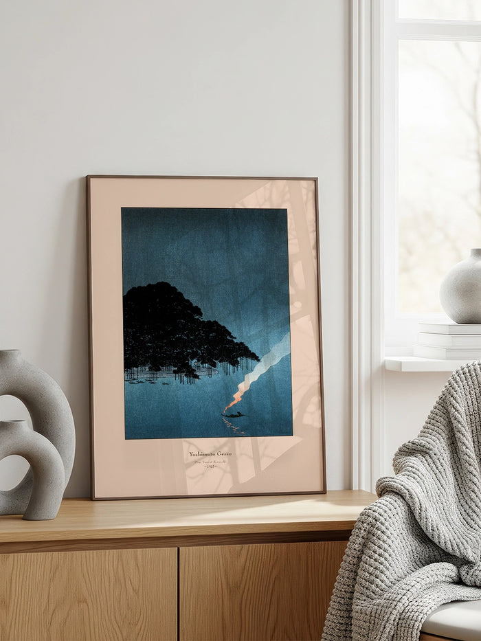 Yoshimoto Gesso, Pine Tree at Karasaki - Art Print Poster