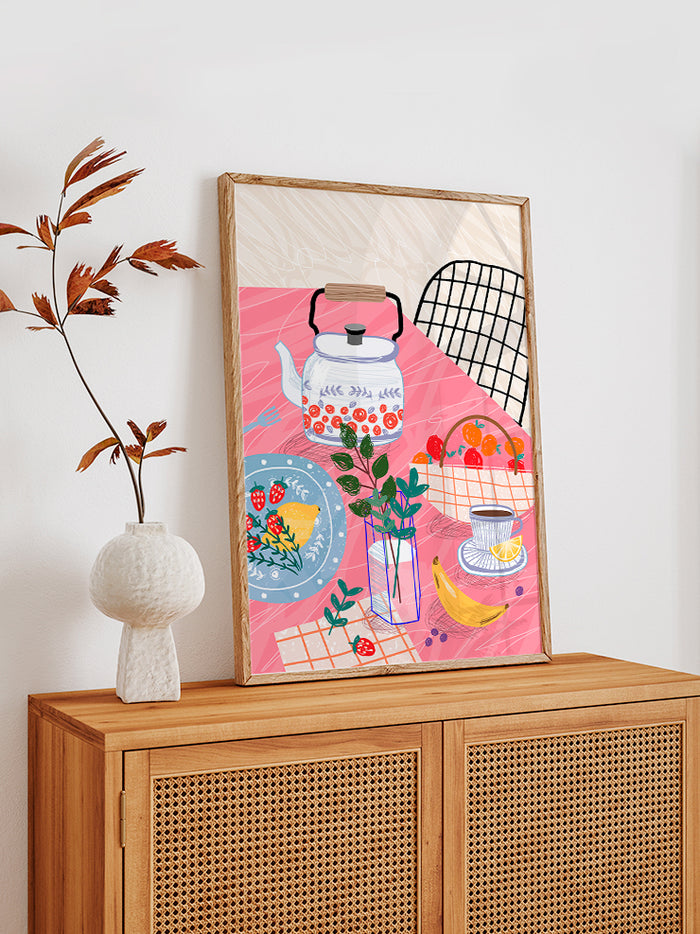 Çay Saati - Art Print Poster