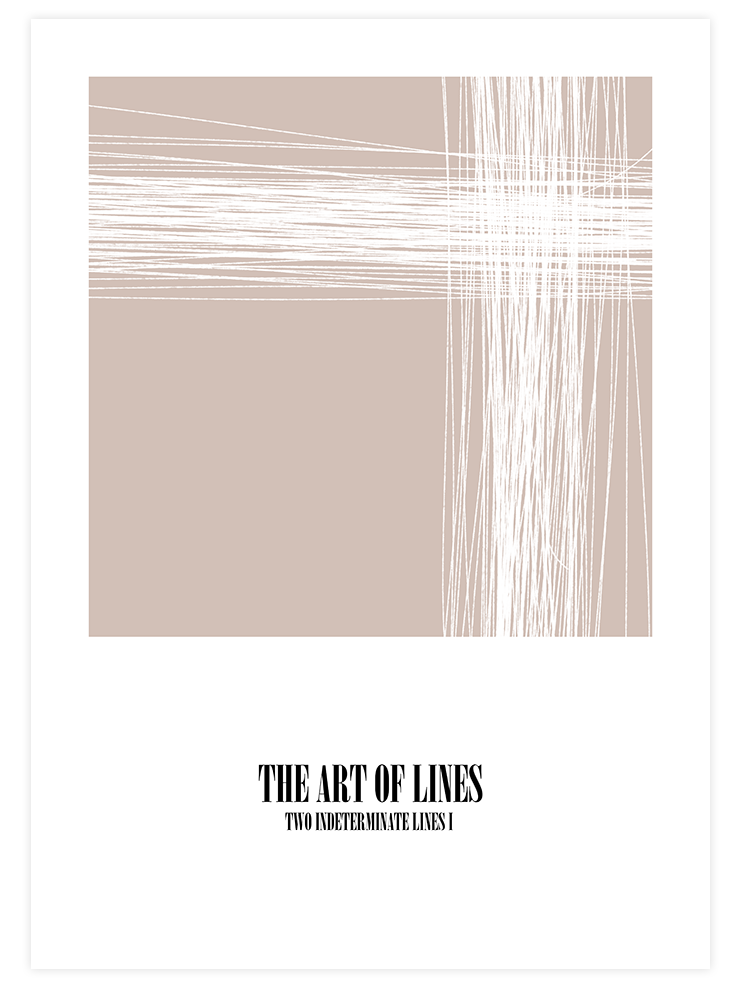 Art Of Lines N1 - Art Print Sanatsal Poster