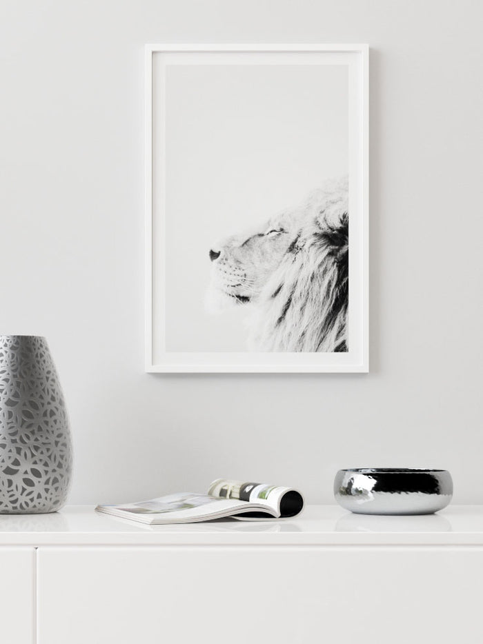 Aslan Profili - Art Print Poster