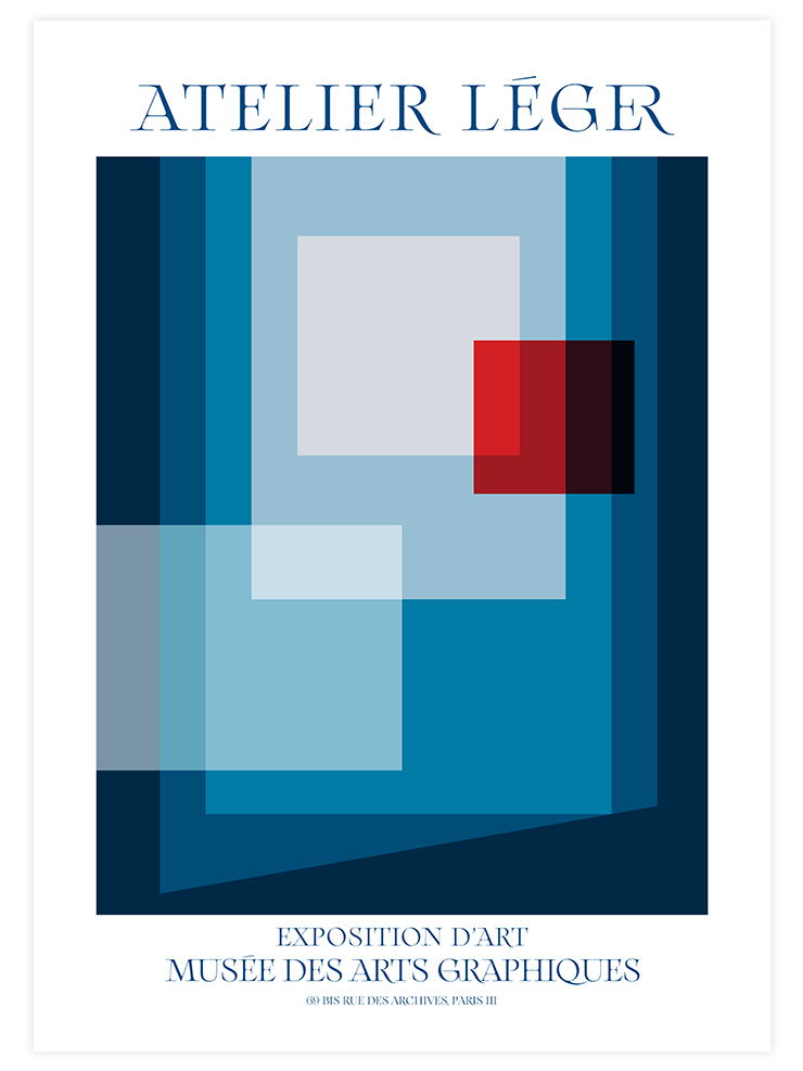 Atelier Leger Musée D'arts Graphiques - Art Print Sanatsal Poster