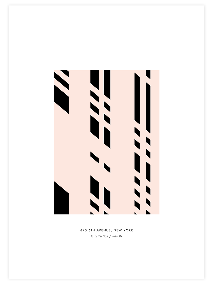 Avenue New York - Art Print Sanatsal Poster