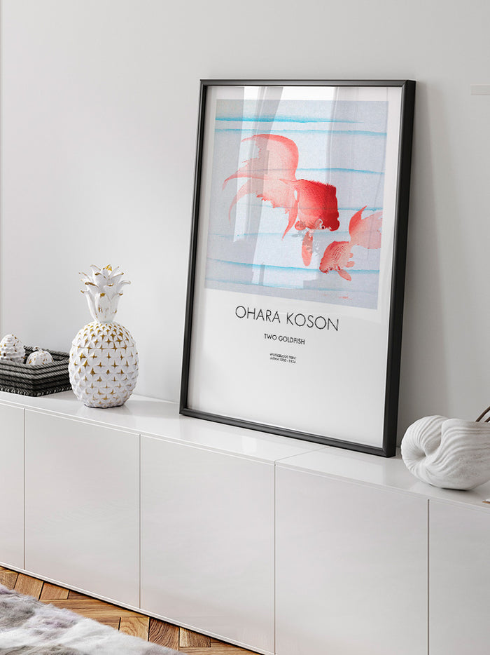 Ohara Koson Two Goldfish - Art Print Poster