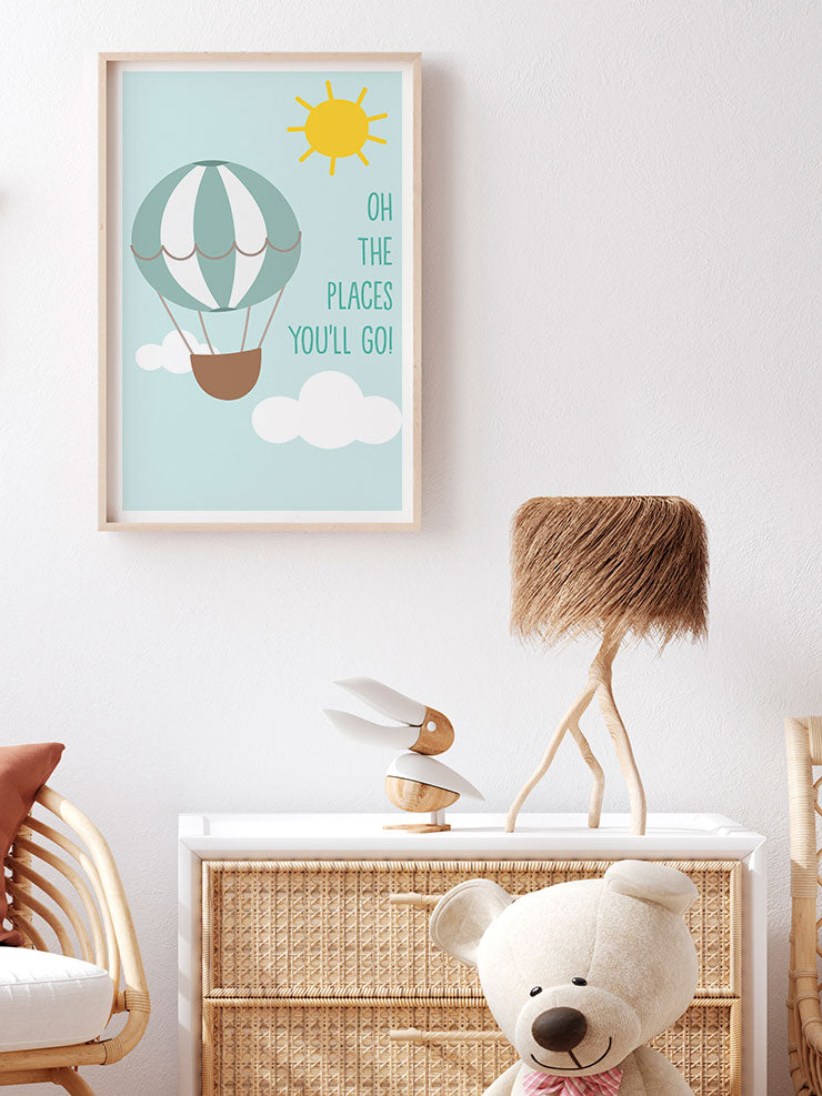Places You'll Go - Art Print Poster