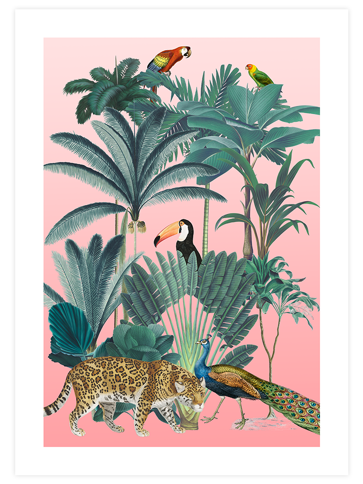 Beautiful Jungle N2 - Art Print Poster