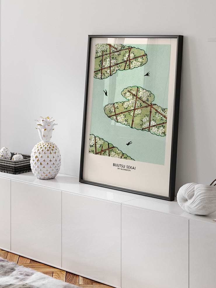 Bijutsu Sekai Sky Illustration - Art Print Poster