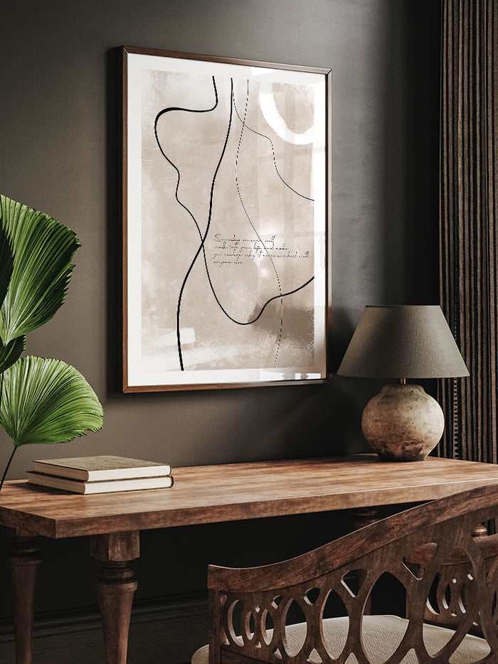 Abstract Lines - Art Print Poster