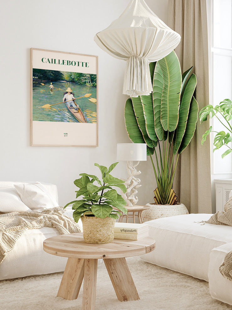 Caillebotte Skiffs - Art Print Poster