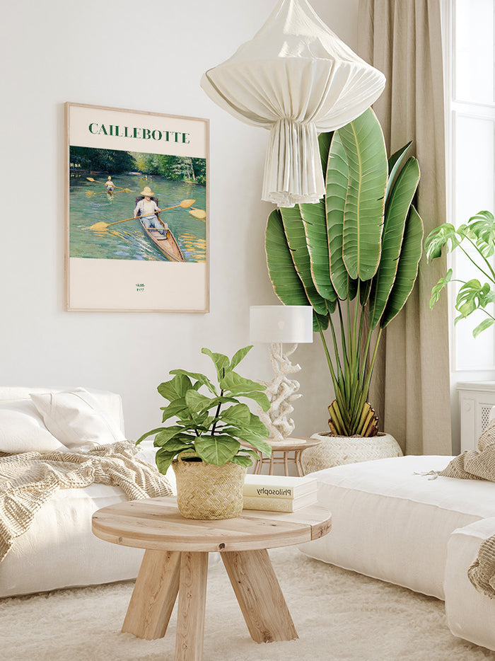 Caillebotte Skiffs - Art Print Poster