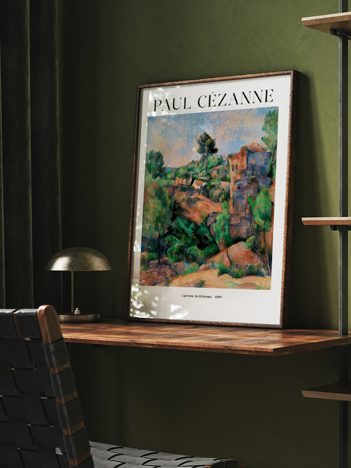 Cezanne Bibemus Quarry - Art Print Poster