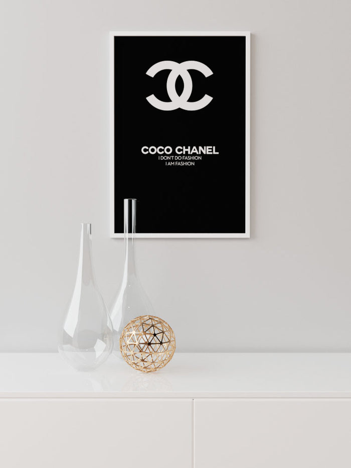 Coco Chanel Fashion N2 - Art Print Poster