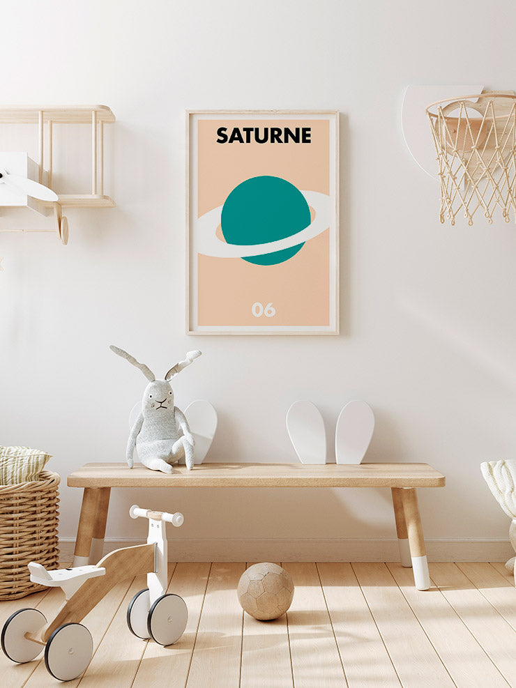 Saturne 06 - Art Print Poster