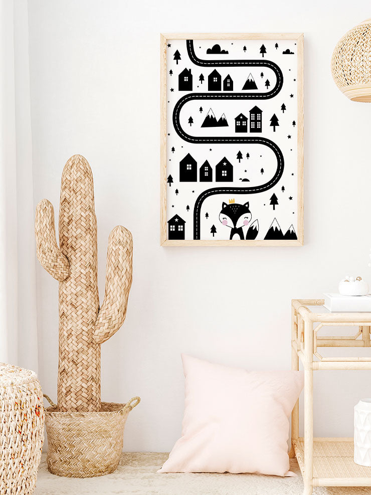 Downtown N2 - Art Print Poster