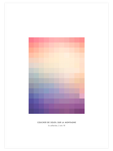 Coucher De Soleil Sur La Montagne - Art Print