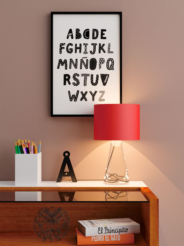 Alfabe N3 - Art Print Poster
