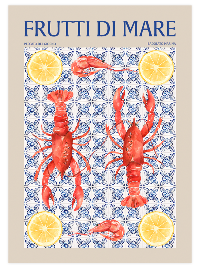 Sea Foods - Poster Seti Trio Poster