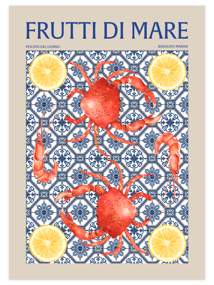 Sea Foods - Poster Seti Trio Poster