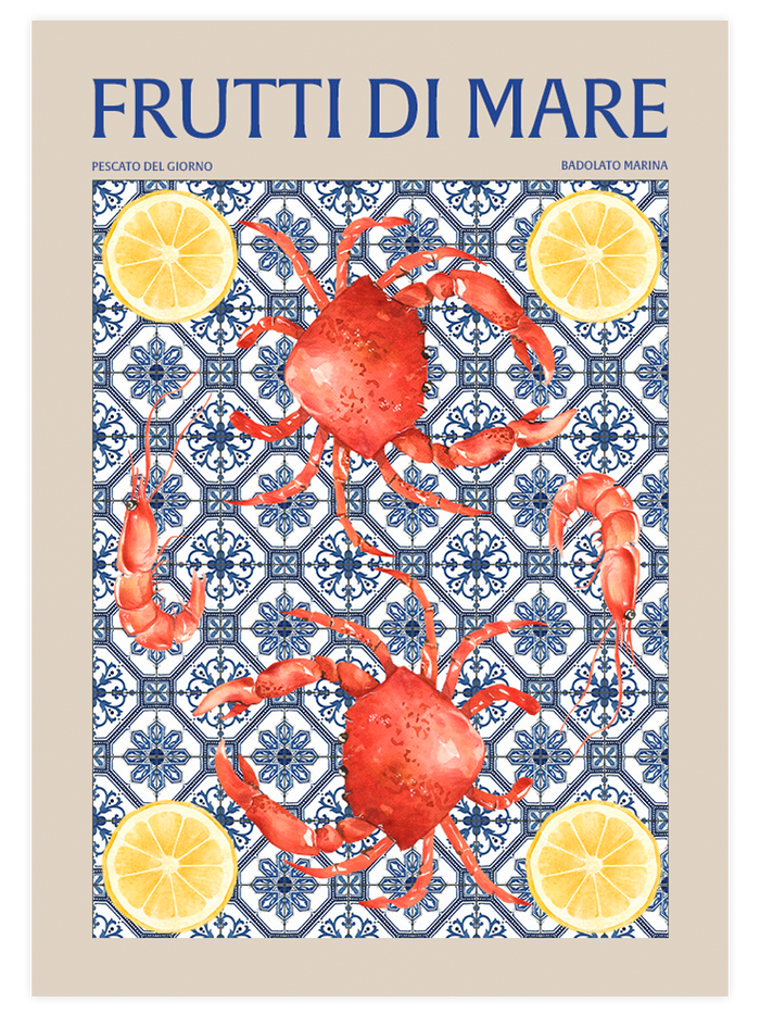 Sea Foods - Poster Seti Trio Poster